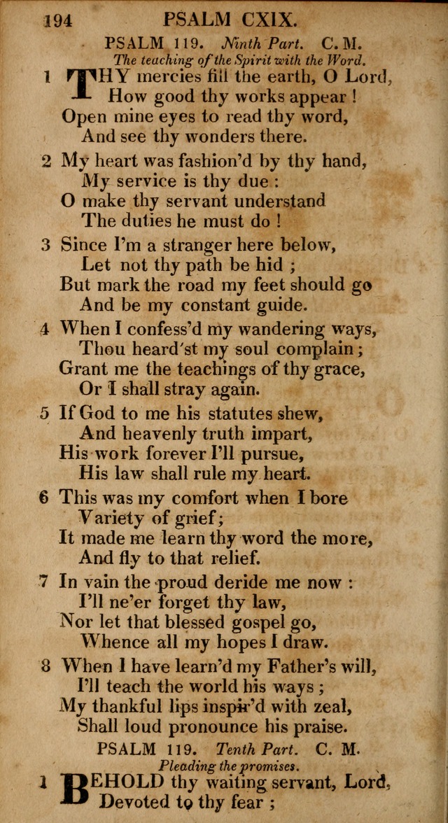 The Psalms and Hymns: with the catechism, confession of faith and liturgy of the Reformed Dutch Church in North America page 194