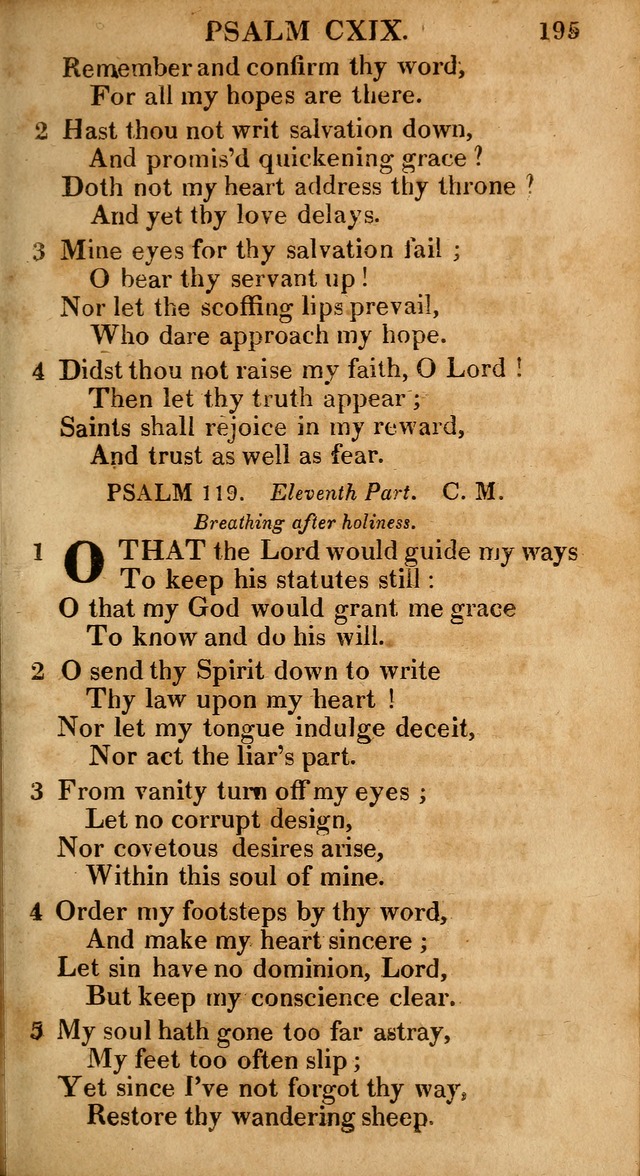 The Psalms and Hymns: with the catechism, confession of faith and liturgy of the Reformed Dutch Church in North America page 195