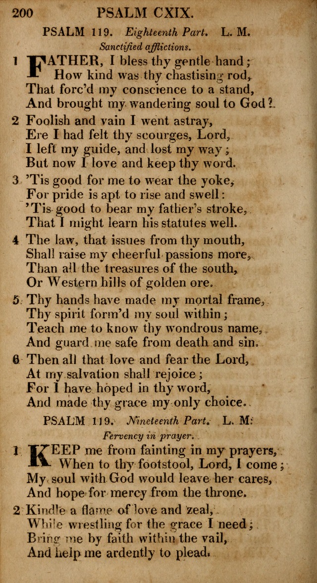 The Psalms and Hymns: with the catechism, confession of faith and liturgy of the Reformed Dutch Church in North America page 200