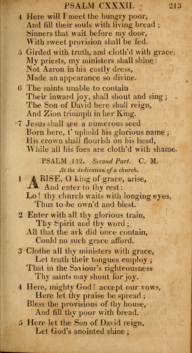 The Psalms and Hymns: with the catechism, confession of faith and liturgy of the Reformed Dutch Church in North America page 213