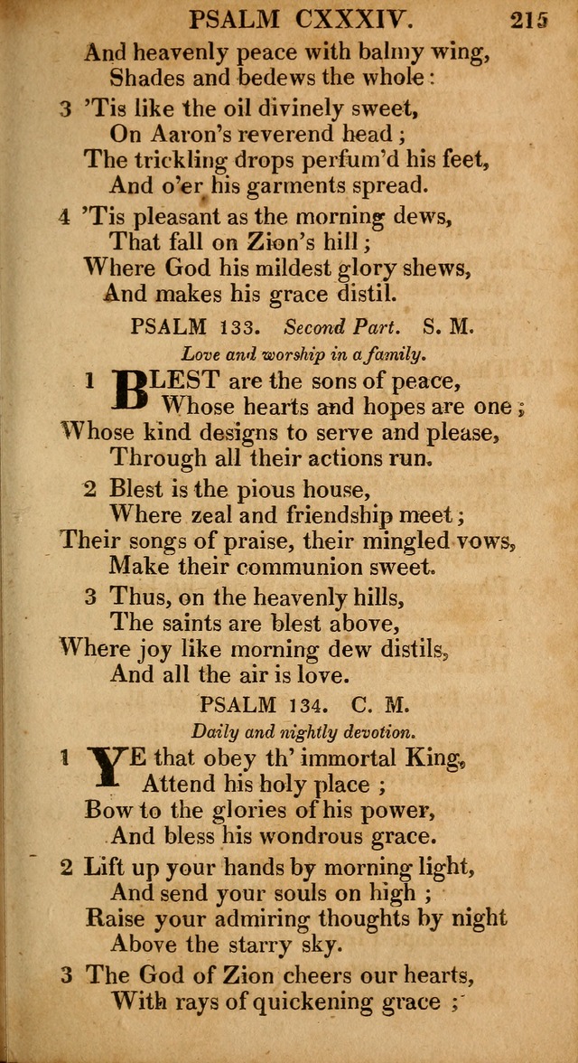 The Psalms and Hymns: with the catechism, confession of faith and liturgy of the Reformed Dutch Church in North America page 215