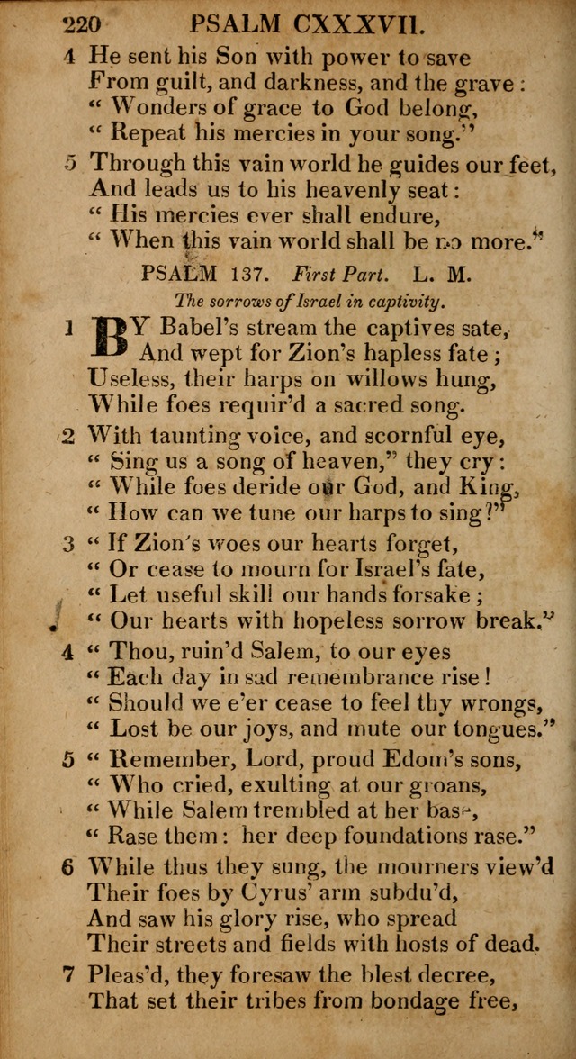 The Psalms and Hymns: with the catechism, confession of faith and liturgy of the Reformed Dutch Church in North America page 220