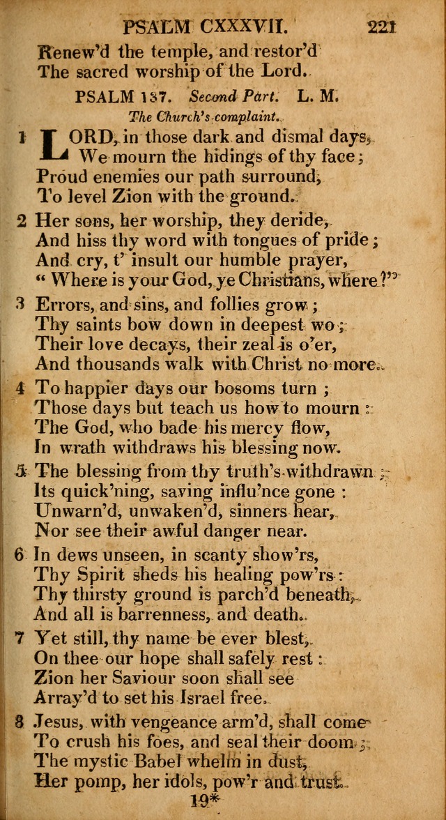 The Psalms and Hymns: with the catechism, confession of faith and liturgy of the Reformed Dutch Church in North America page 221