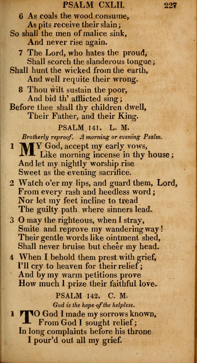 The Psalms and Hymns: with the catechism, confession of faith and liturgy of the Reformed Dutch Church in North America page 227