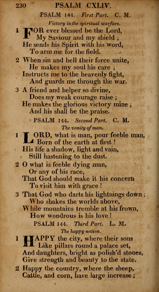 The Psalms and Hymns: with the catechism, confession of faith and liturgy of the Reformed Dutch Church in North America page 230