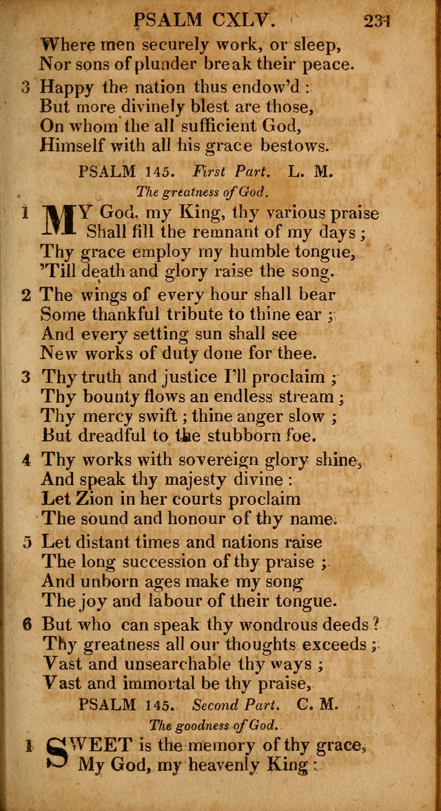 The Psalms and Hymns: with the catechism, confession of faith and liturgy of the Reformed Dutch Church in North America page 231