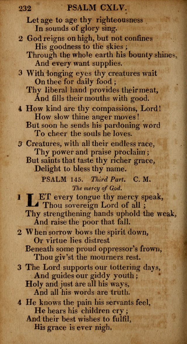 The Psalms and Hymns: with the catechism, confession of faith and liturgy of the Reformed Dutch Church in North America page 232