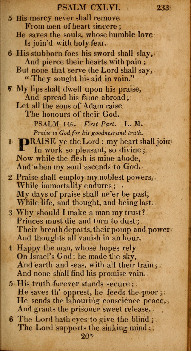 The Psalms and Hymns: with the catechism, confession of faith and liturgy of the Reformed Dutch Church in North America page 233