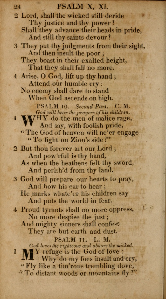 The Psalms and Hymns: with the catechism, confession of faith and liturgy of the Reformed Dutch Church in North America page 24