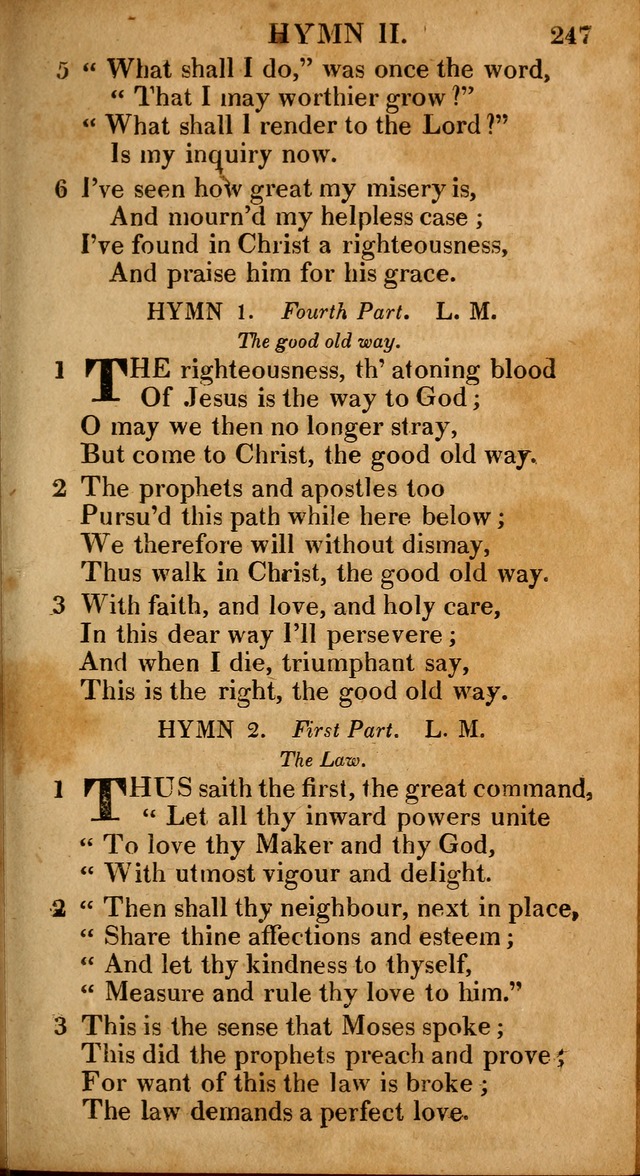 The Psalms and Hymns: with the catechism, confession of faith and liturgy of the Reformed Dutch Church in North America page 247