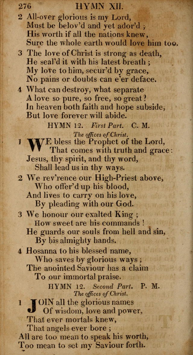 The Psalms and Hymns: with the catechism, confession of faith and liturgy of the Reformed Dutch Church in North America page 276