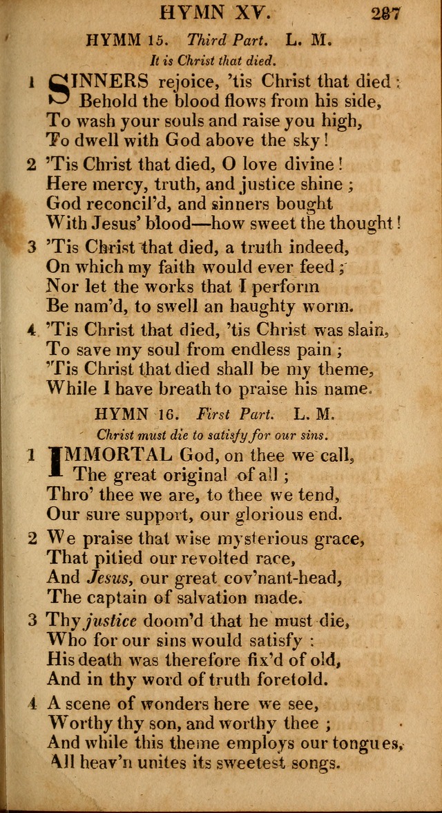 The Psalms and Hymns: with the catechism, confession of faith and liturgy of the Reformed Dutch Church in North America page 287