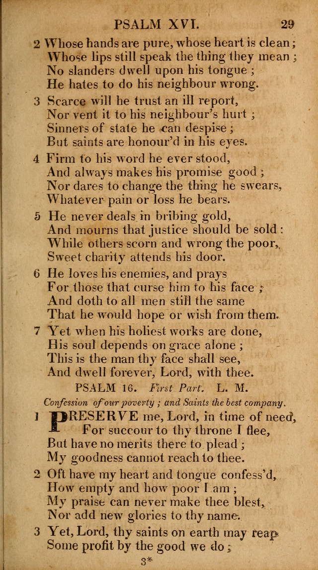 The Psalms and Hymns: with the catechism, confession of faith and liturgy of the Reformed Dutch Church in North America page 29