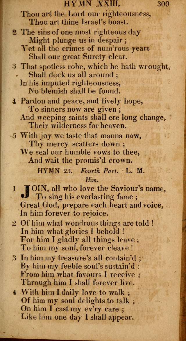 The Psalms and Hymns: with the catechism, confession of faith and liturgy of the Reformed Dutch Church in North America page 309