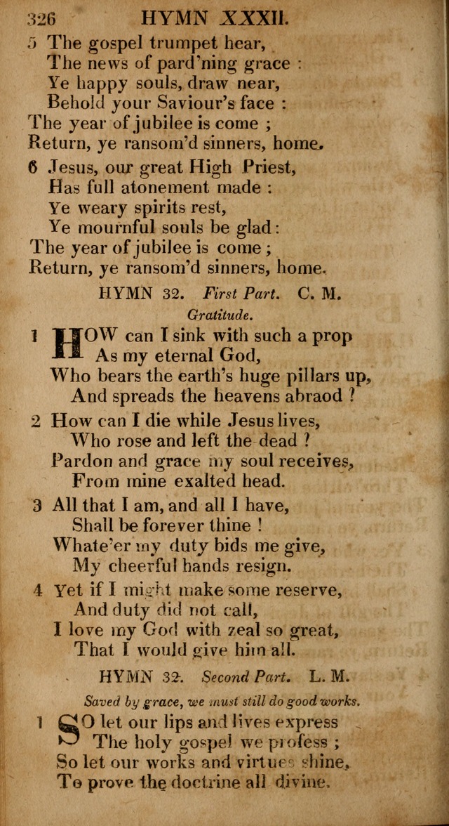 The Psalms and Hymns: with the catechism, confession of faith and liturgy of the Reformed Dutch Church in North America page 326