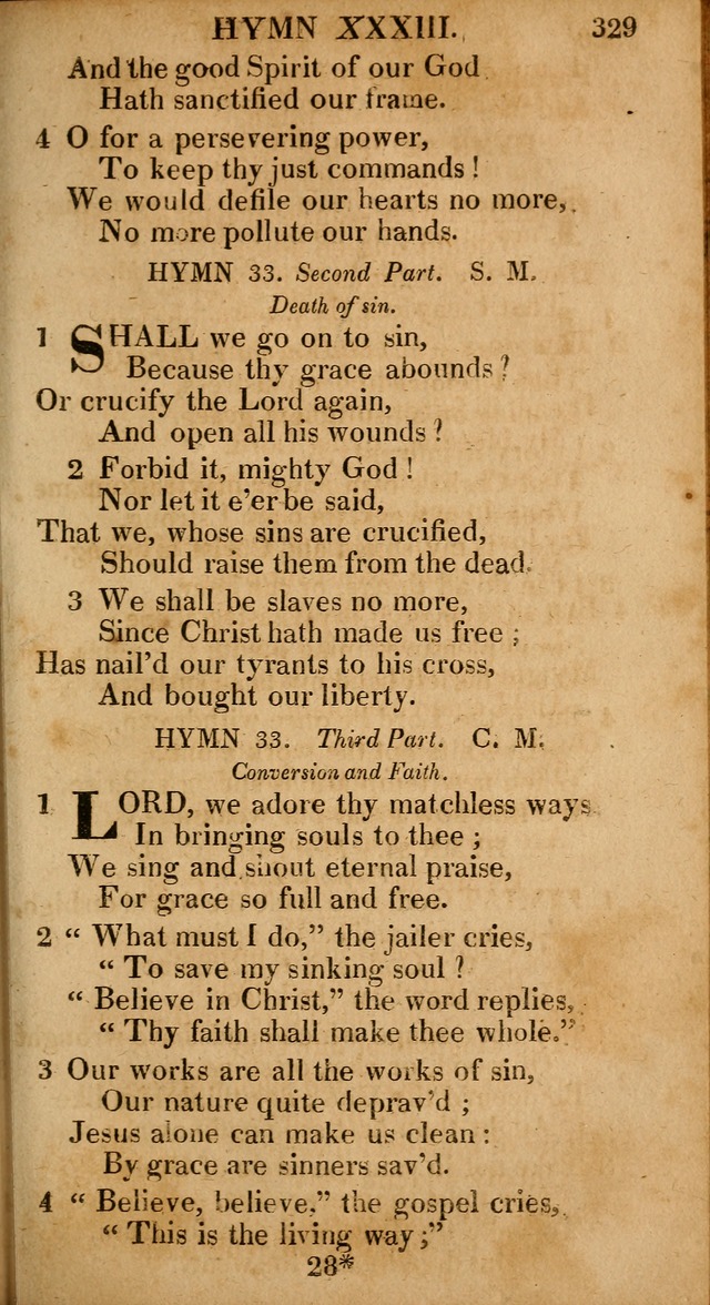 The Psalms and Hymns: with the catechism, confession of faith and liturgy of the Reformed Dutch Church in North America page 329