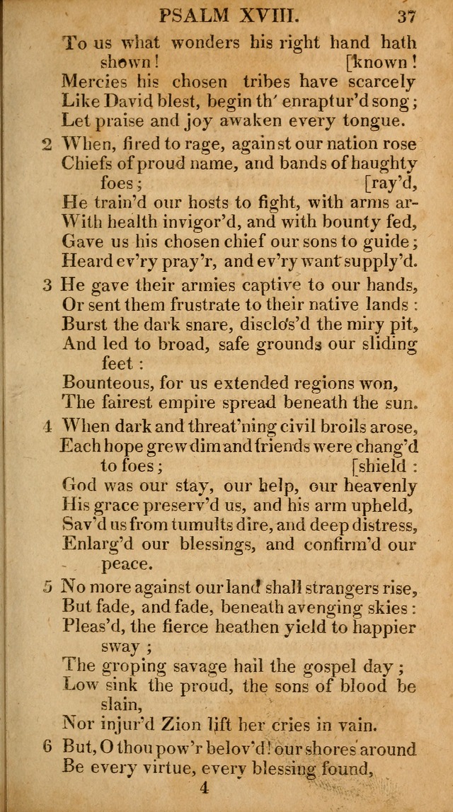 The Psalms and Hymns: with the catechism, confession of faith and liturgy of the Reformed Dutch Church in North America page 37