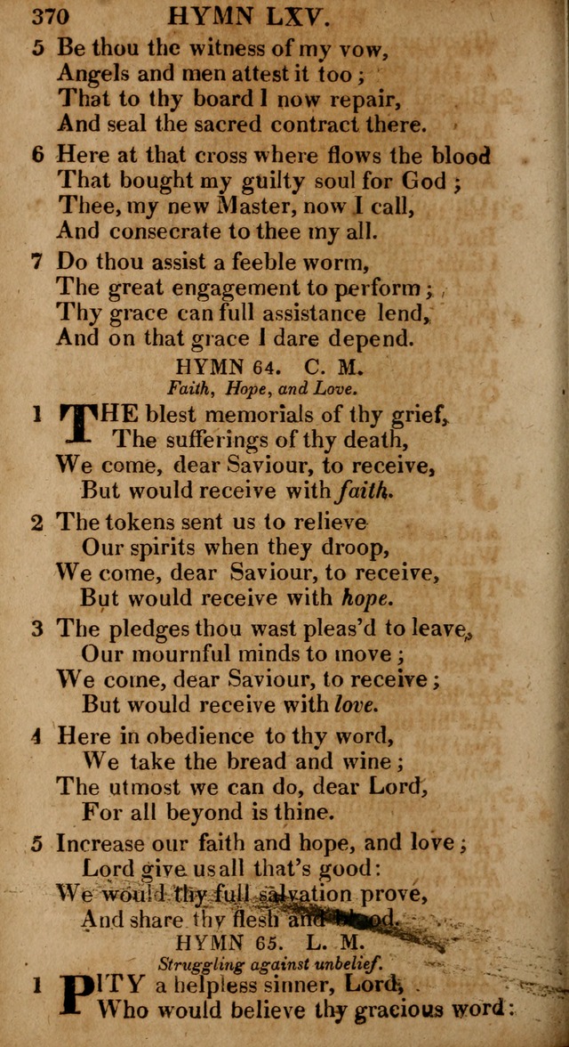 The Psalms and Hymns: with the catechism, confession of faith and liturgy of the Reformed Dutch Church in North America page 370