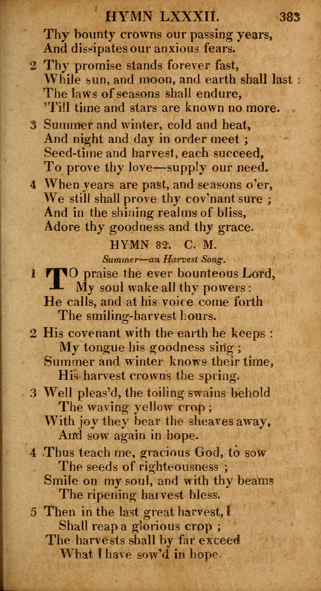 The Psalms and Hymns: with the catechism, confession of faith and liturgy of the Reformed Dutch Church in North America page 383