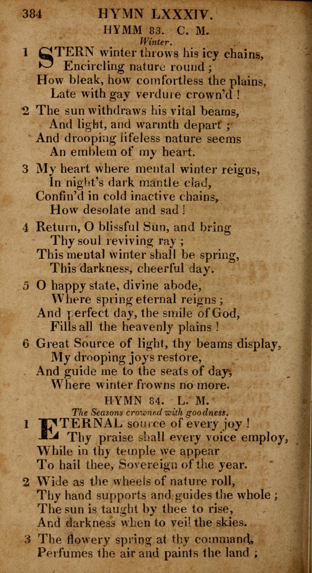 The Psalms and Hymns: with the catechism, confession of faith and liturgy of the Reformed Dutch Church in North America page 384