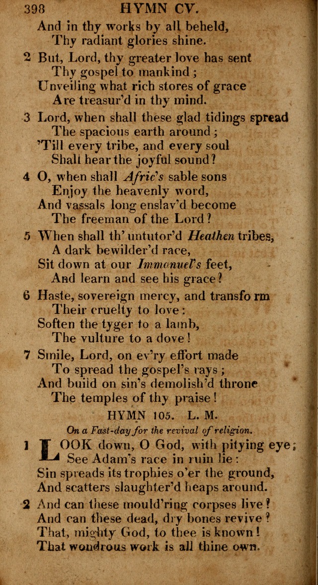 The Psalms and Hymns: with the catechism, confession of faith and liturgy of the Reformed Dutch Church in North America page 398