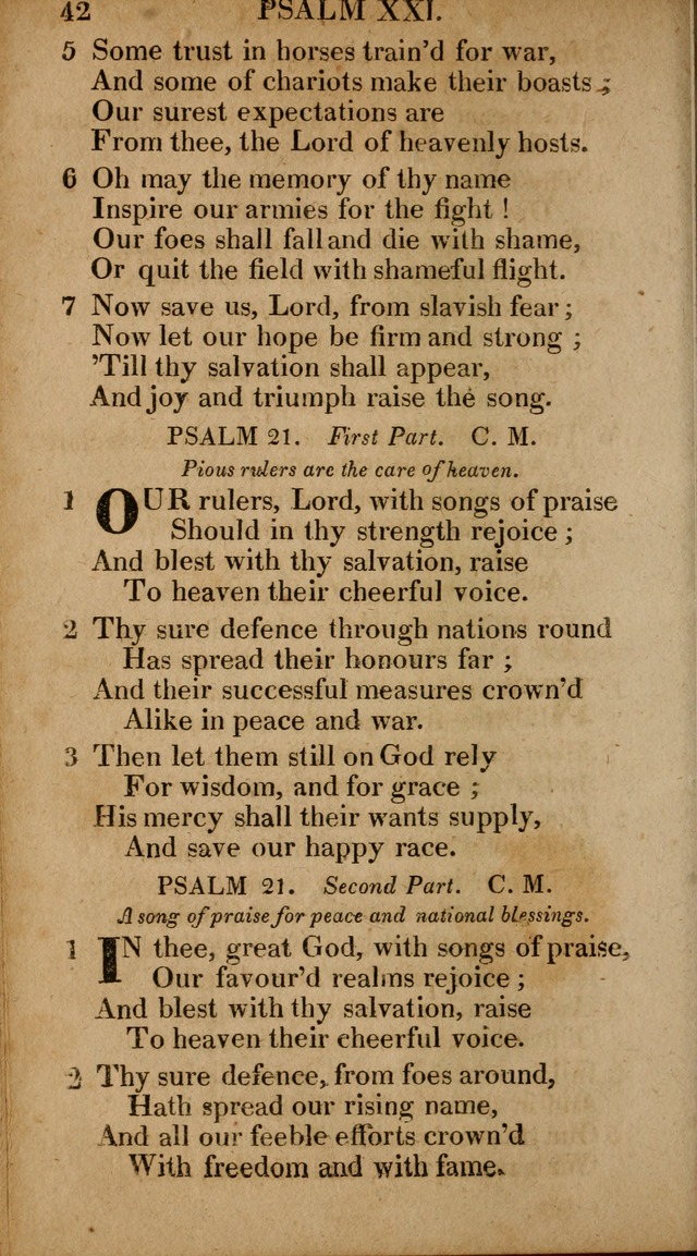 The Psalms and Hymns: with the catechism, confession of faith and liturgy of the Reformed Dutch Church in North America page 42