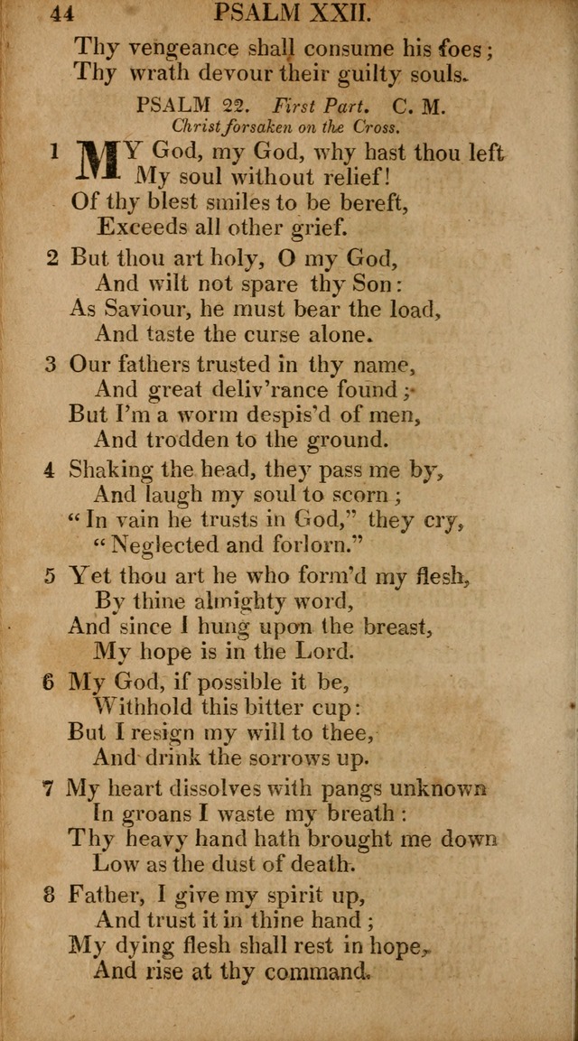 The Psalms and Hymns: with the catechism, confession of faith and liturgy of the Reformed Dutch Church in North America page 44