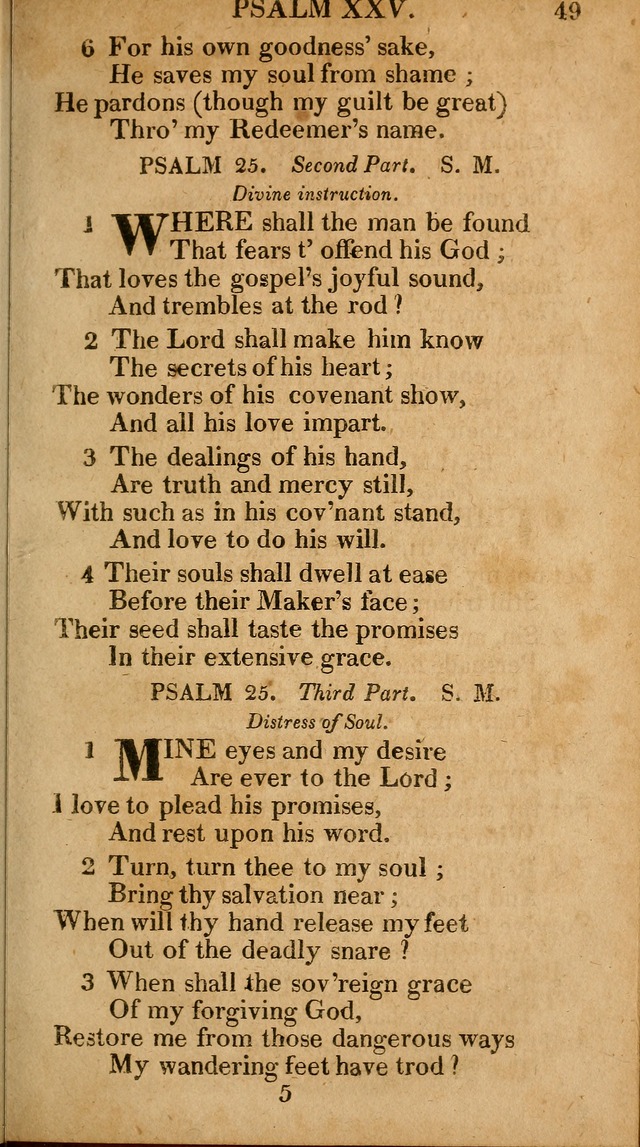 The Psalms and Hymns: with the catechism, confession of faith and liturgy of the Reformed Dutch Church in North America page 49