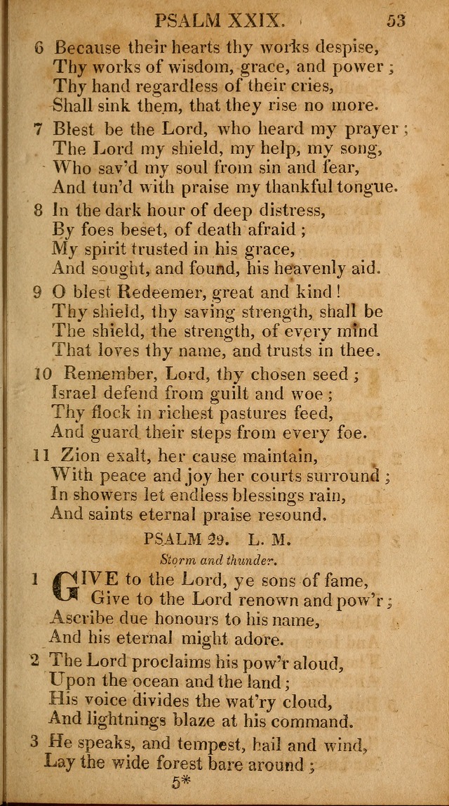 The Psalms and Hymns: with the catechism, confession of faith and liturgy of the Reformed Dutch Church in North America page 53