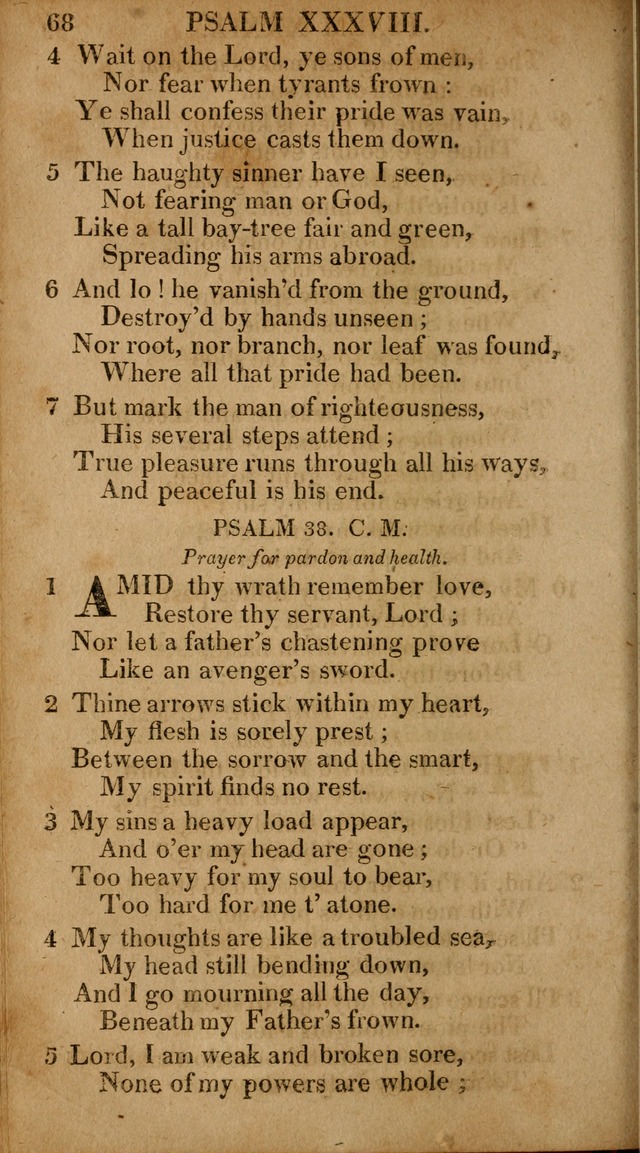 The Psalms and Hymns: with the catechism, confession of faith and liturgy of the Reformed Dutch Church in North America page 68