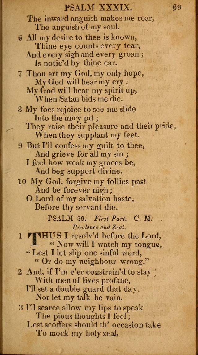 The Psalms and Hymns: with the catechism, confession of faith and liturgy of the Reformed Dutch Church in North America page 69