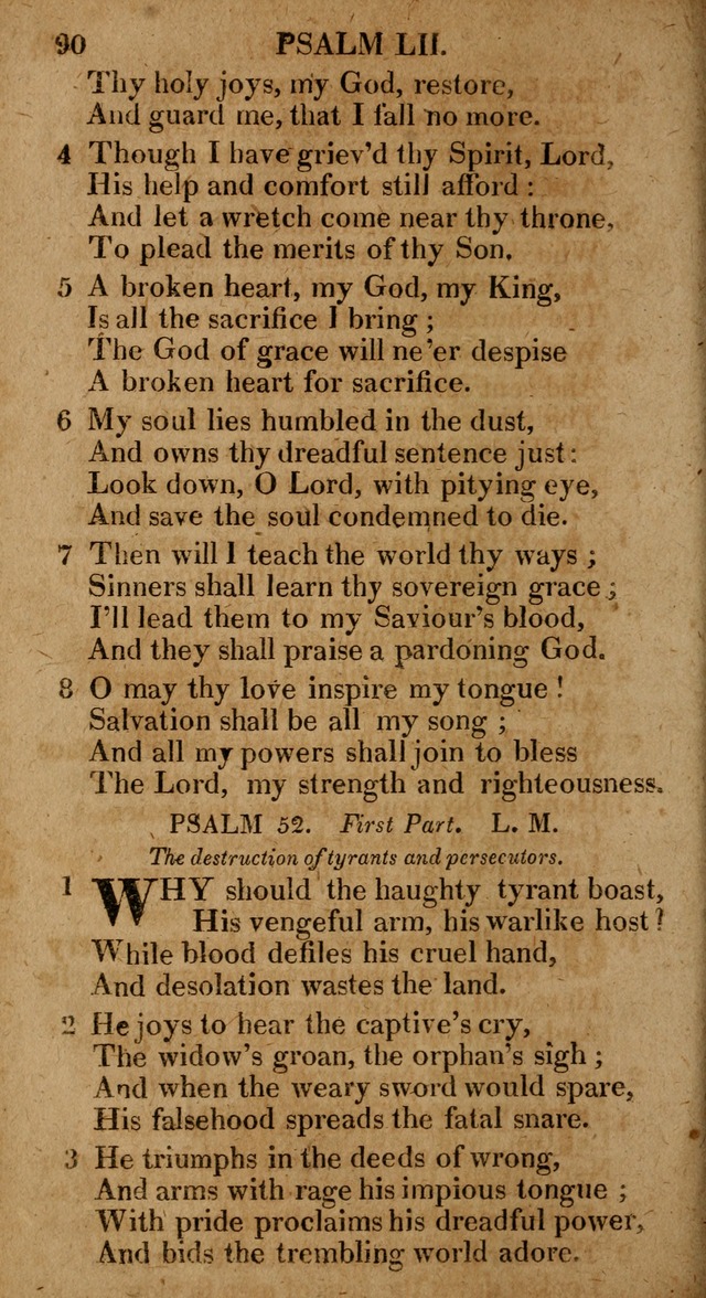 The Psalms and Hymns: with the catechism, confession of faith and liturgy of the Reformed Dutch Church in North America page 90