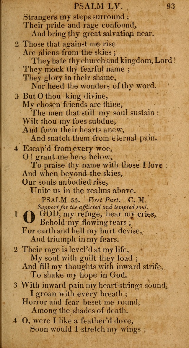 The Psalms and Hymns: with the catechism, confession of faith and liturgy of the Reformed Dutch Church in North America page 93