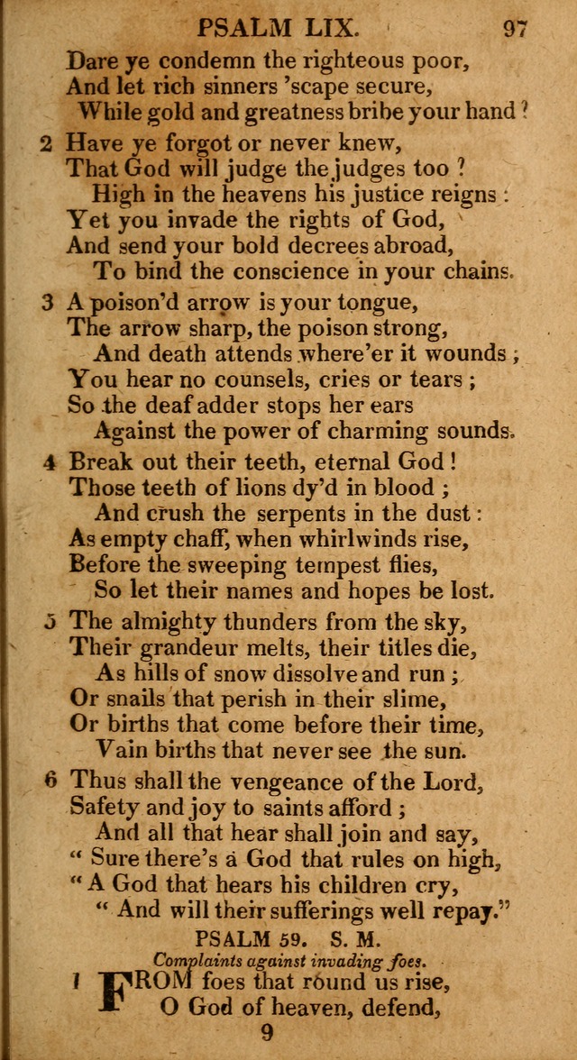 The Psalms and Hymns: with the catechism, confession of faith and liturgy of the Reformed Dutch Church in North America page 97