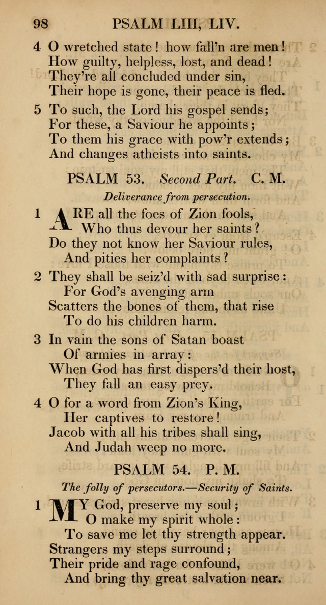 The Psalms and Hymns, with the Catechism, Confession of Faith, and Liturgy, of the Reformed Dutch Church in North America page 100