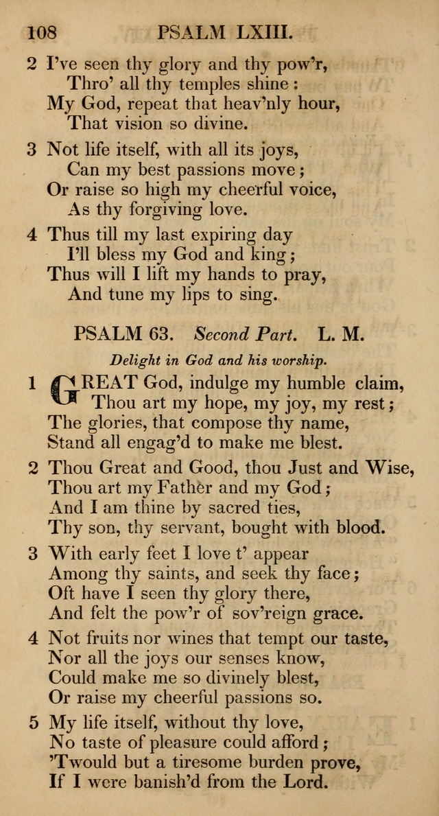 The Psalms and Hymns, with the Catechism, Confession of Faith, and Liturgy, of the Reformed Dutch Church in North America page 110