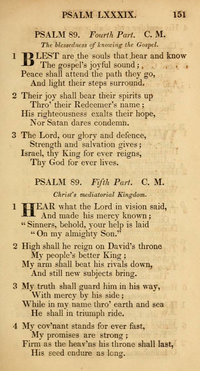 The Psalms and Hymns, with the Catechism, Confession of Faith, and Liturgy, of the Reformed Dutch Church in North America page 153