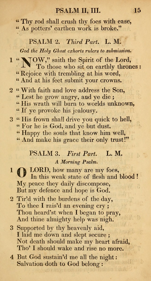 The Psalms and Hymns, with the Catechism, Confession of Faith, and Liturgy, of the Reformed Dutch Church in North America page 17