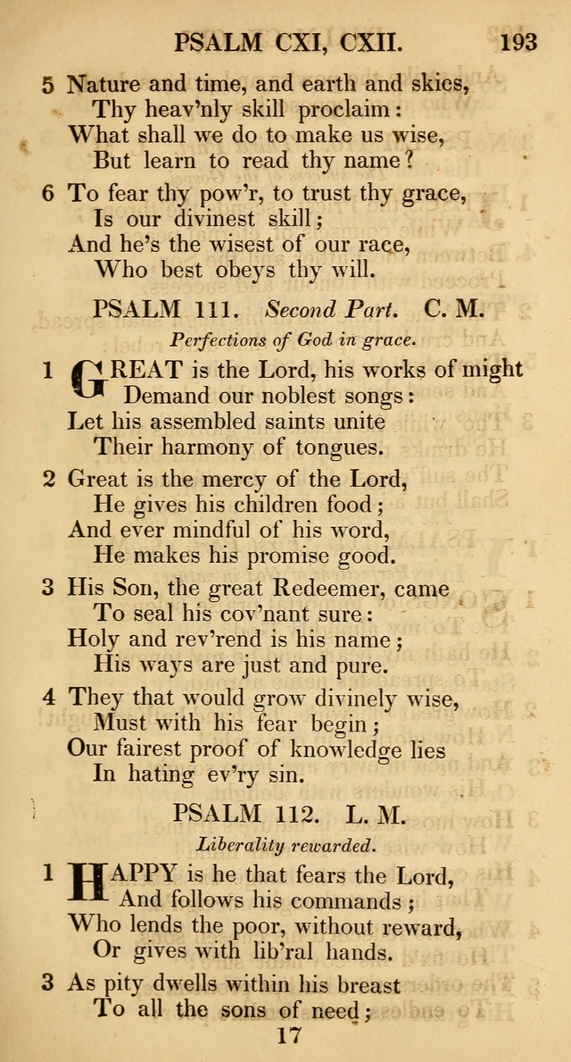 The Psalms and Hymns, with the Catechism, Confession of Faith, and Liturgy, of the Reformed Dutch Church in North America page 195