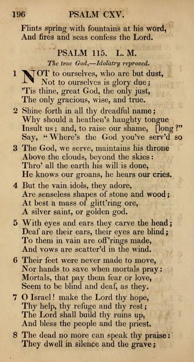 The Psalms and Hymns, with the Catechism, Confession of Faith, and Liturgy, of the Reformed Dutch Church in North America page 198