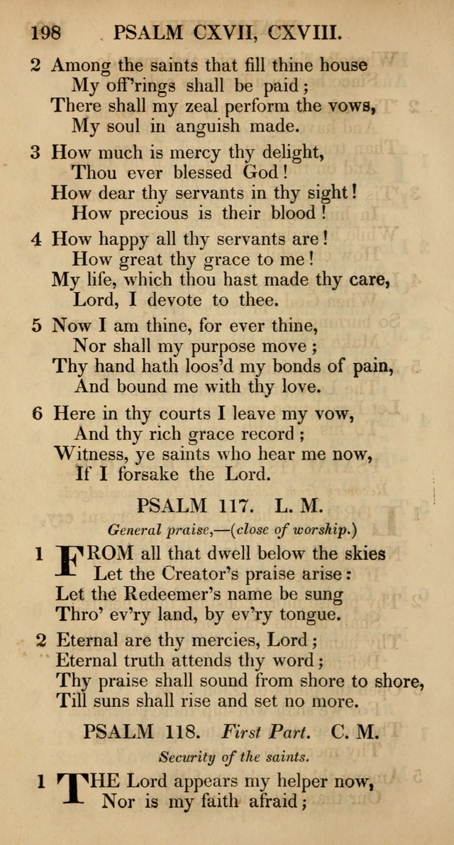 The Psalms and Hymns, with the Catechism, Confession of Faith, and Liturgy, of the Reformed Dutch Church in North America page 200