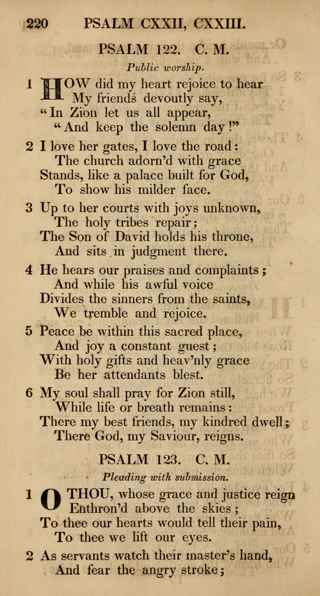 The Psalms and Hymns, with the Catechism, Confession of Faith, and Liturgy, of the Reformed Dutch Church in North America page 222