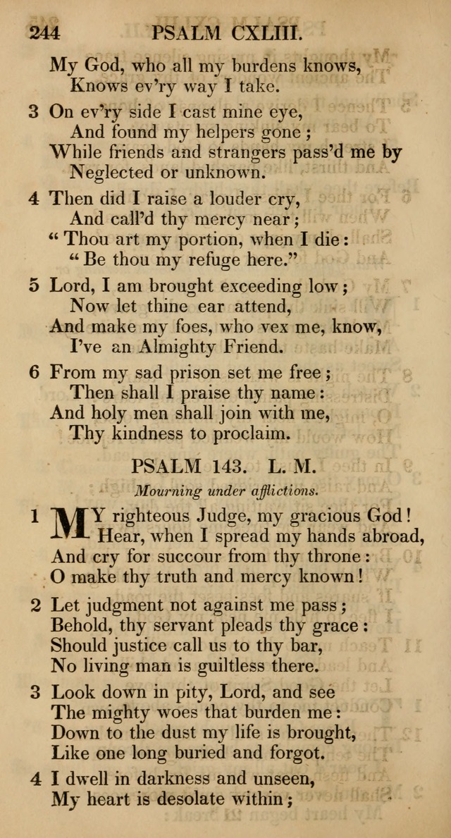 The Psalms and Hymns, with the Catechism, Confession of Faith, and Liturgy, of the Reformed Dutch Church in North America page 246