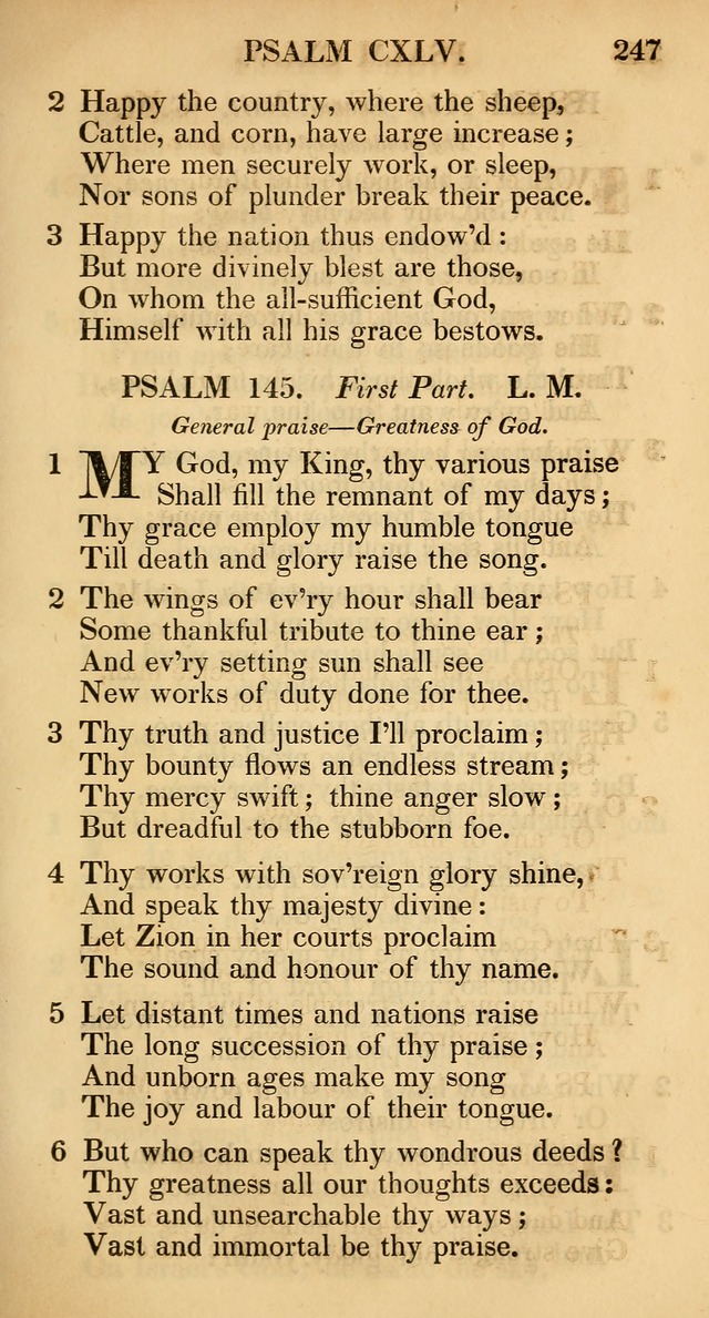 The Psalms and Hymns, with the Catechism, Confession of Faith, and Liturgy, of the Reformed Dutch Church in North America page 249