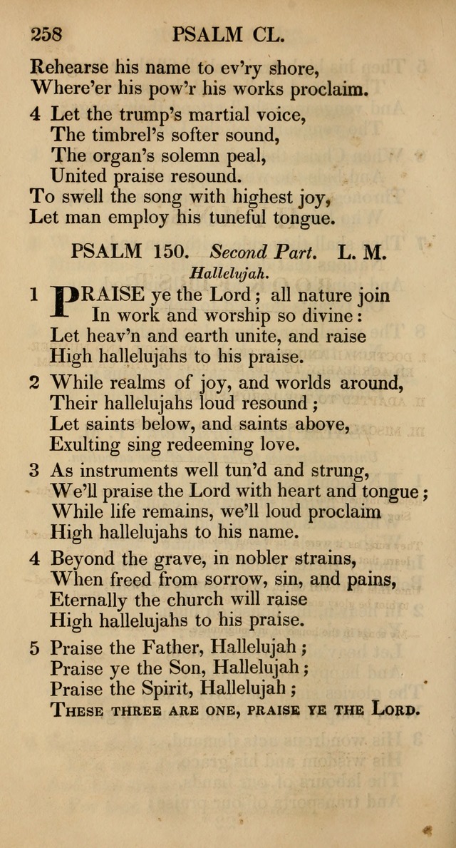 The Psalms and Hymns, with the Catechism, Confession of Faith, and Liturgy, of the Reformed Dutch Church in North America page 260