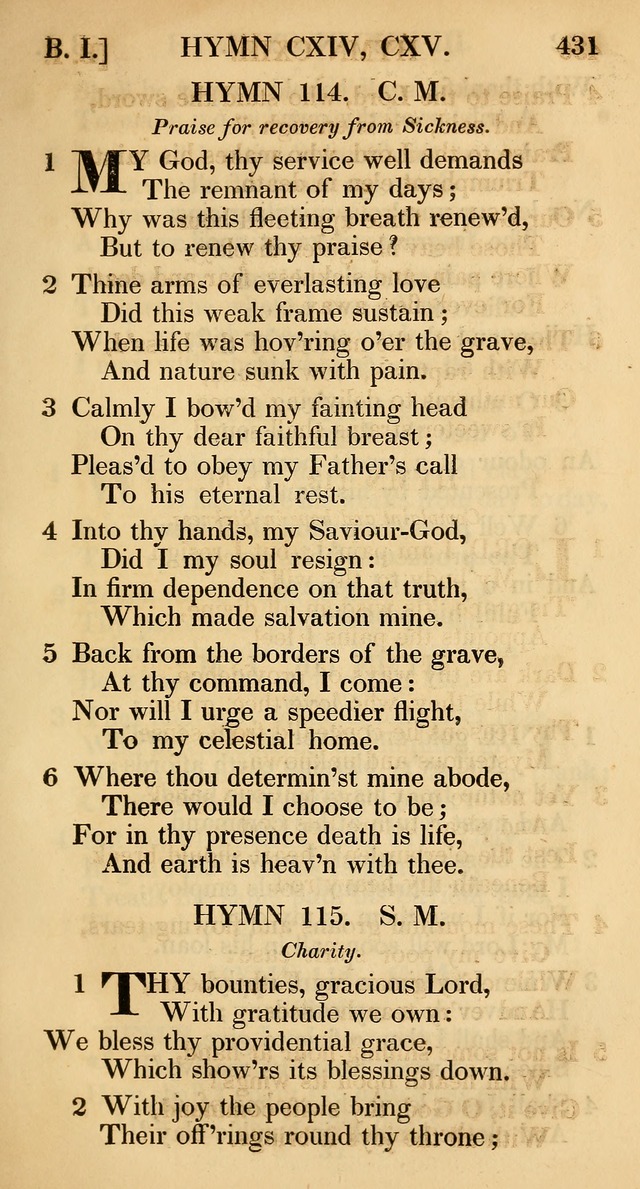 The Psalms and Hymns, with the Catechism, Confession of Faith, and Liturgy, of the Reformed Dutch Church in North America page 433