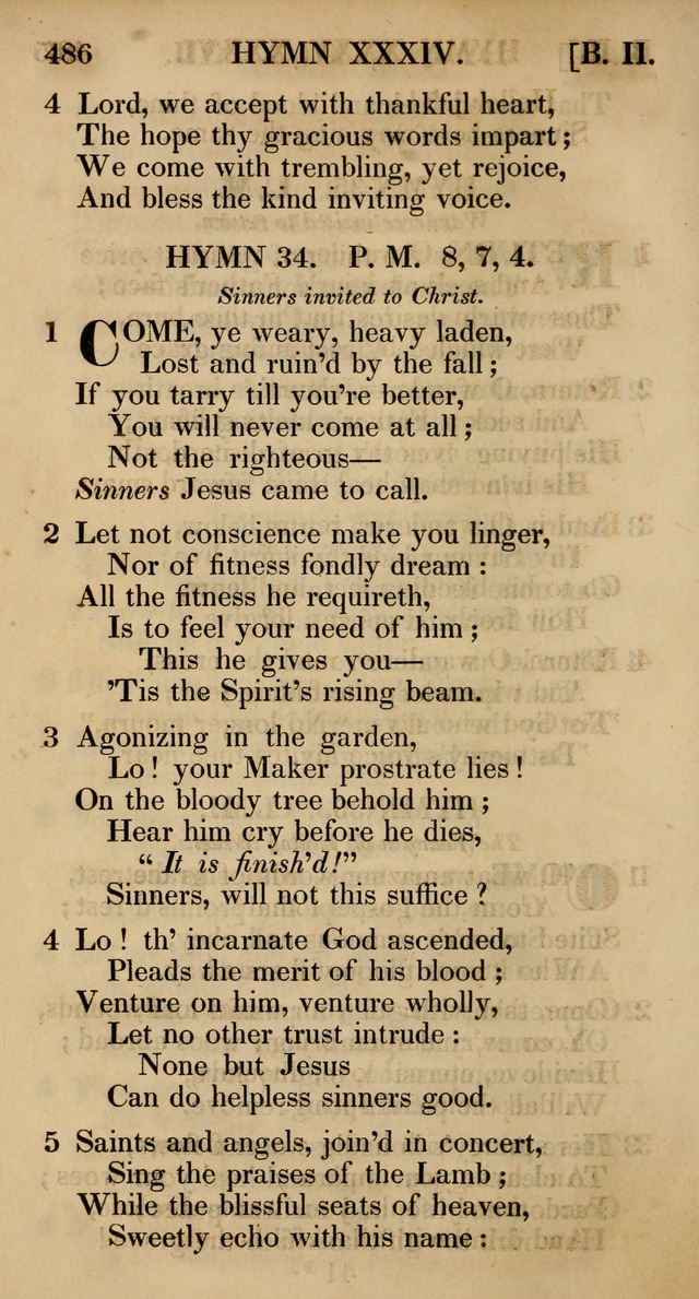 The Psalms and Hymns, with the Catechism, Confession of Faith, and Liturgy, of the Reformed Dutch Church in North America page 488