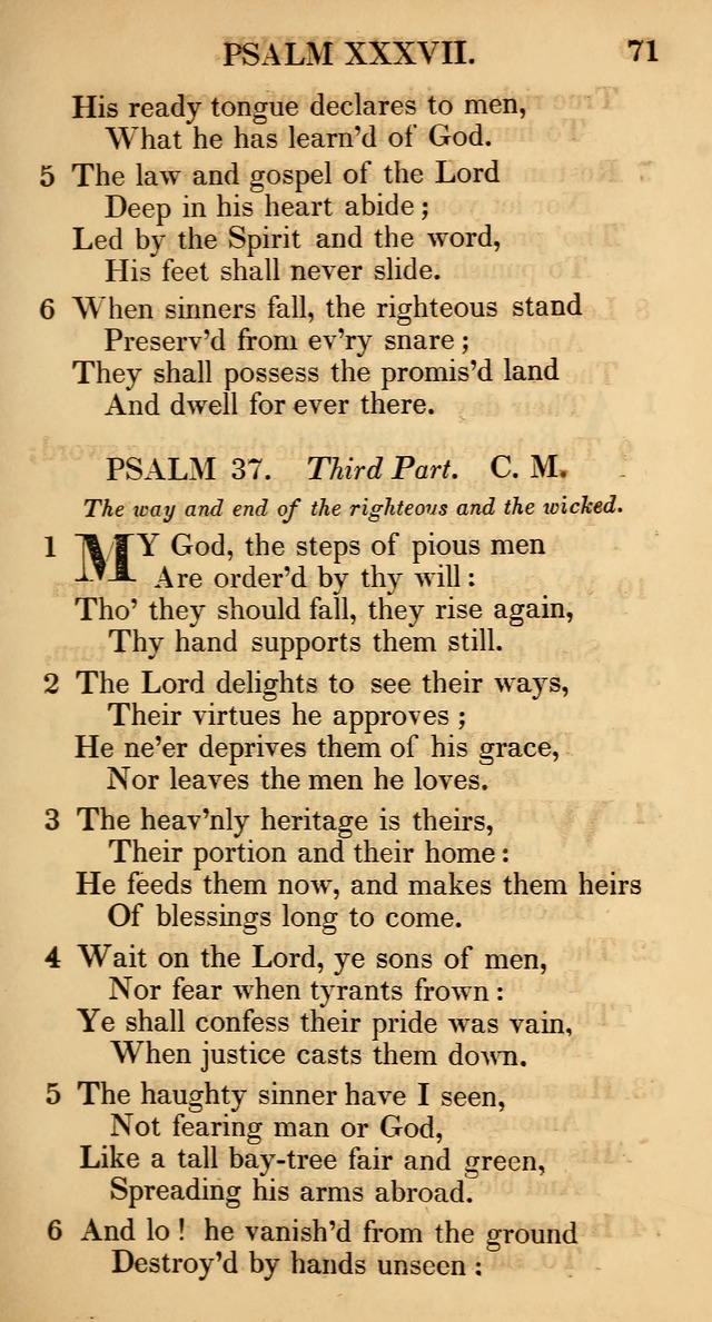 The Psalms and Hymns, with the Catechism, Confession of Faith, and Liturgy, of the Reformed Dutch Church in North America page 73