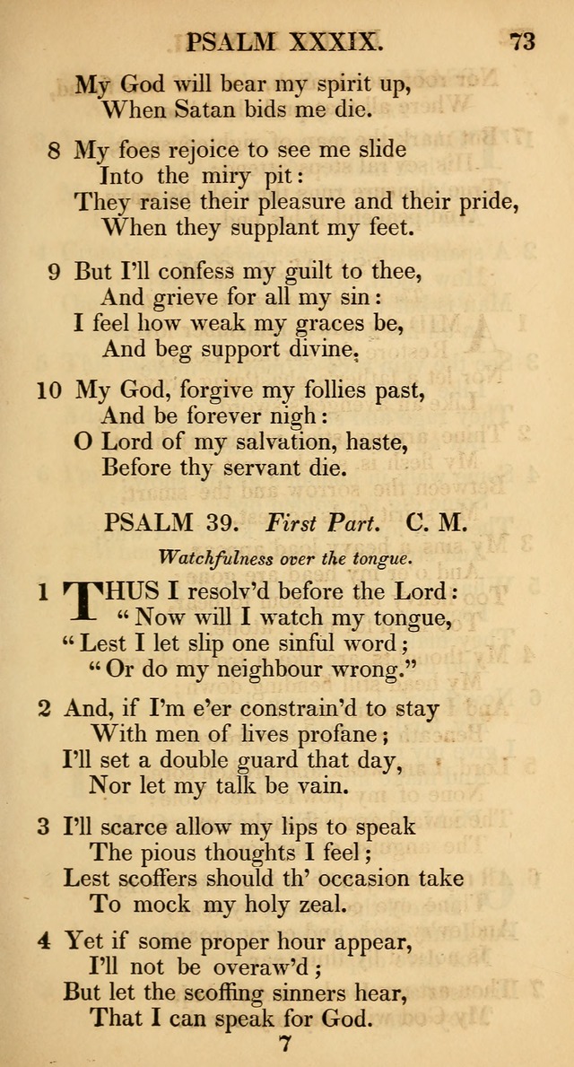 The Psalms and Hymns, with the Catechism, Confession of Faith, and Liturgy, of the Reformed Dutch Church in North America page 75