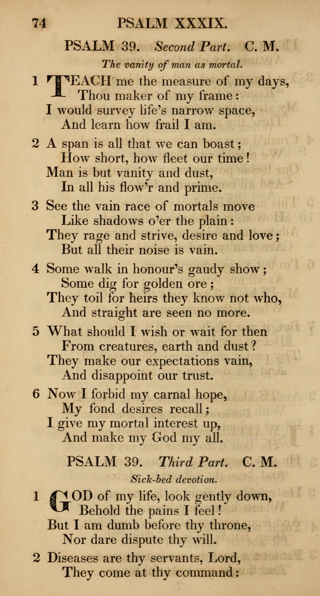 The Psalms and Hymns, with the Catechism, Confession of Faith, and Liturgy, of the Reformed Dutch Church in North America page 76